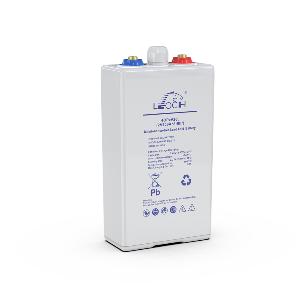 Leoch EMEA Tubular Gel OPzV valve-regulated lead-acid batteries