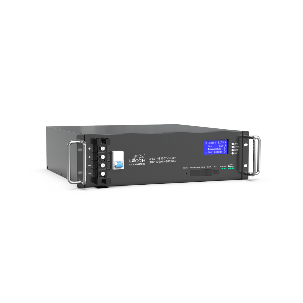 Leoch EMEA Li-Ion 48V LFeLi rack mount telecom batteries