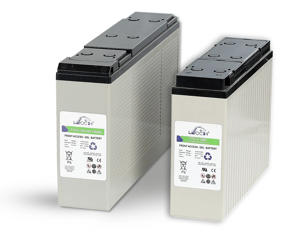 Leoch EMEA Gel LPFG series front terminal long life telecom batteries